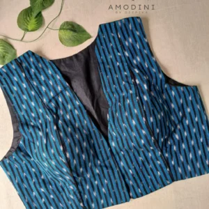 Blue Ikkat Blouse