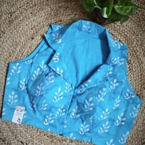 Blue Batik Blouse