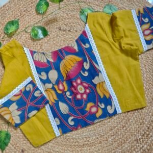 Mustard Kalamkari Blouse