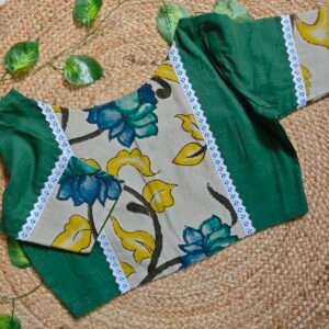 Green Kalamkari Blouse