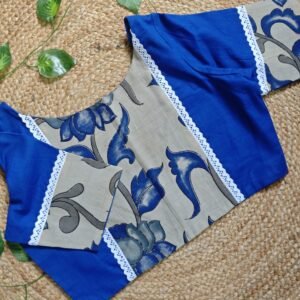 Royal Blue Kalamkari Blouse