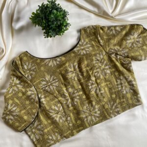 Green Batik Hakoba Blouse
