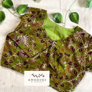Green Kalamkari Blouse